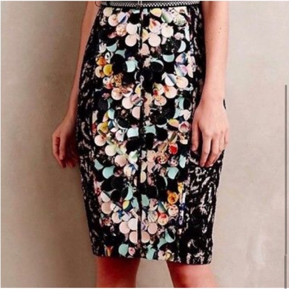 Byron Lars Multicolor Patterned Midi Dress - Picture 4 of 14